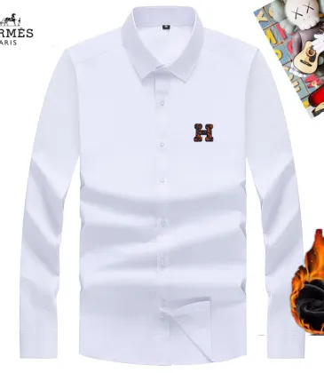 HERMES shirts for HERMES long sleeved shirts for men #A57655 HERMES shirts for HERMES long sleeved shirts for men #A57655