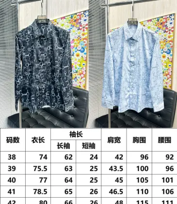 HERMES shirts for HERMES long sleeved shirts for men #A58480