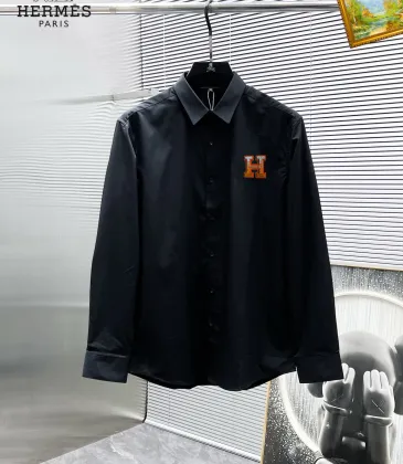 HERMES shirts for HERMES long sleeved shirts for men #A59369