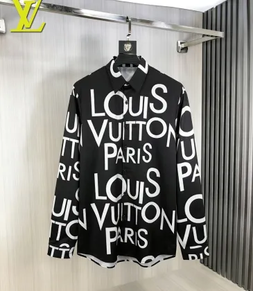 Louis Vuitton Shirts for Louis Vuitton long sleeved shirts for men #A63252
