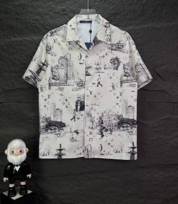 Louis Vuitton Shirts for Louis Vuitton short sleeved shirts for men #A60672 Louis Vuitton Shirts for Louis Vuitton short sleeved shirts for men #A60672