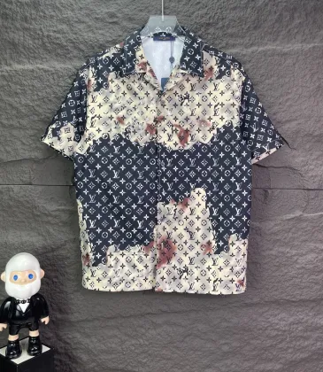 Louis Vuitton Shirts for Louis Vuitton short sleeved shirts for men #A60676 Louis Vuitton Shirts for Louis Vuitton short sleeved shirts for men #A60676