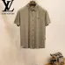Louis Vuitton Shirts for Louis Vuitton short sleeved shirts for men #A61461