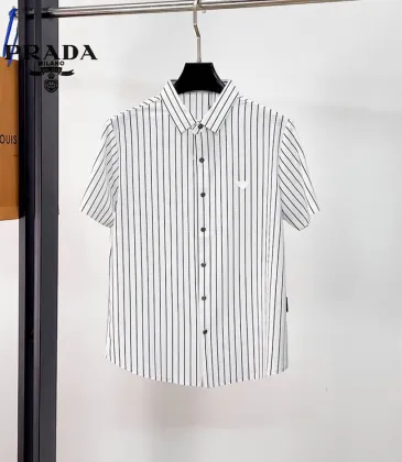 Prada Shirts for Prada Short-Sleeved Shirts For Men #A61456