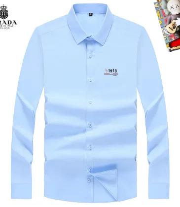 Prada Shirts for Prada long-sleeved shirts for men #A57819