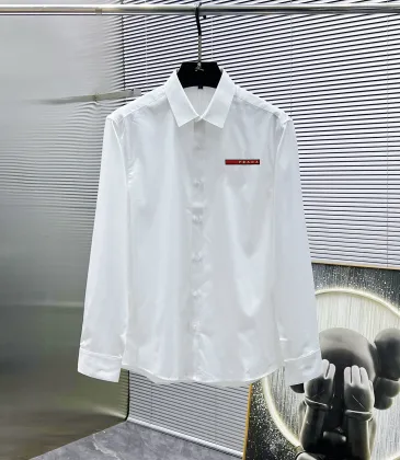 Prada Shirts for Prada long-sleeved shirts for men #A61133