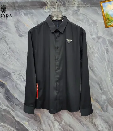 Prada Shirts for Prada long-sleeved shirts for men #A61247