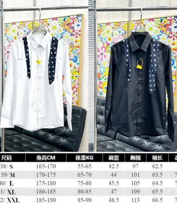 Neil barrett Shirts for Neil barrett Long-Sleeved Shirts for men #A58453