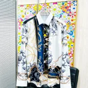 Versace Shirts for Versace Long-Sleeved Shirts for men #A58459