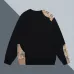 Burberry Beige/Black Sweatshirt With Iconic Check Patchwork And Embroidered Logo #A54281