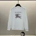 Burberry White/Black Sweatshirt With Classic Equestrian Knight Logo And Brand Name #A54394