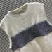 Dior short sleeve sweater White/Navy #A23153