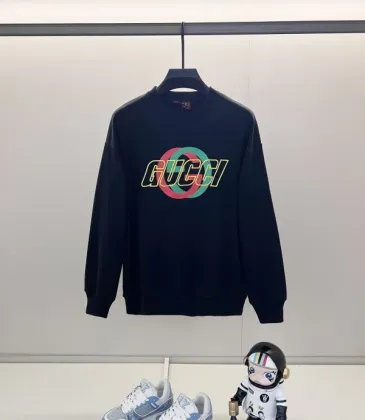  Black Sweatshirt With Vibrant Colorful Interlocking G Logo And Brand Lettering #A54419