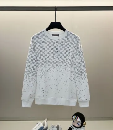 Inspired White Sweatshirt With Gradient Checkerboard Pattern And Brand Patch #A54416