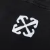 Off - White Washed Black Hoodie With Artistic Religious Print And OFF Logo #A54330