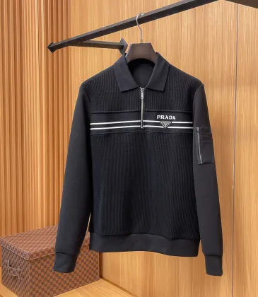 Prada 2025 Autumn and Winter wool blended pullover knit sweatshirt #A54847