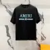 Amiri T-shirts Blue logo #A46857