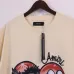 Amiri T-shirts HOPELESS ROMANTIC printing T-shirts Black/White #A48500