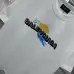 Balenciaga T-shirts for Men Round Neck,100% Cotton,Sweat-Absorbent,Quick-Drying,White/Black #A48634