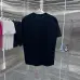 Balenciaga T-shirts for Men Round Neck,100% Cotton,Sweat-Absorbent,Quick-Drying,White/Black #A48634