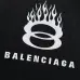 Balenciaga T-shirts for Men flame Black/White #A46912