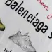 Balenciaga T-shirts for Men shoes Black/White #A46911