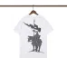 Burberry T-Shirts for MEN Equestrian Knight-motif Black/White #A48653