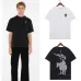 Burberry T-Shirts for MEN Equestrian Knight-motif Black/White #A48653