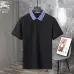 Burberry T-Shirts polo for MEN Solid Color Black/White/Light Blue #A46573