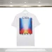 Casablanca T-Shirts Gradient Casa Logo White/Black #A48652