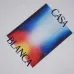 Casablanca T-Shirts Gradient Casa Logo White/Black #A48652