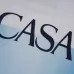 Casablanca T-Shirts Gradient Casa Logo White/Black #A48652