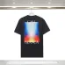 Casablanca T-Shirts Gradient Casa Logo White/Black #A48652