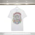 Casablanca T-Shirts fashionable cotton Green/White/Black #A48651