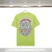 Casablanca T-Shirts fashionable cotton Green/White/Black #A48651