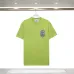 Casablanca T-Shirts fashionable cotton Green/White/Black #A48651