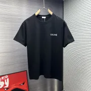 Celine T-Shirts for MEN Black/White #A47633