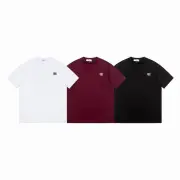 Celine T-Shirts for MEN Solid Color Black/White/Red #A46958