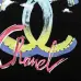 Chanel T-Shirts Color logo Black/White #A46972