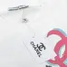 Chanel T-Shirts Color logo Black/White #A46972
