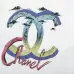 Chanel T-Shirts Color logo Black/White #A46972