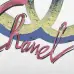 Chanel T-Shirts Color logo Black/White #A46972