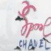 Chanel T-Shirts Color logo Black/White #A46972