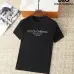 D&amp;G T-Shirts for MEN Crew Neck Black/White/Grey/Dark Blue Printing logo letter  #A46470