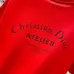 Dior T-shirts for men Black/White/Red #A47030