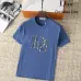 Dior T-shirts for men Crew Neck Black/White/Blue/Khaki/Grey Printing 47 letter #A46466