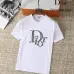 Dior T-shirts for men Crew Neck Black/White/Blue/Khaki/Grey Printing 47 letter #A46466