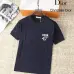 Dior T-shirts for men Crew Neck Black/White/Blue/Khaki/Grey Printing 47 letter #A46466