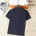 Dior T-shirts for men Crew Neck Black/White/Blue/Khaki/Grey Printing 47 letter #A46466