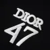 Dior T-shirts for men Letter Printing 47 Black/White #A48650